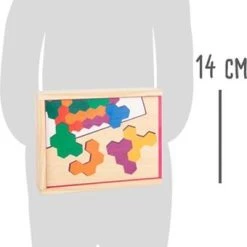 Small Foot Company Small Foot - Hexagon Wooden Puzzle Learning Game 12 Small Foot Company Small Foot - Hexagon Wooden Puzzle Learning Game -Puzzels Verkoop 340x840