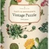 Cavallini & Co Vintage Puzzel - Cacti & Succulents -Puzzels Verkoop 397x840