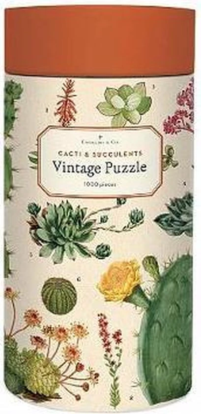 Cavallini & Co Vintage Puzzel - Cacti & Succulents 6 Cavallini & Co Vintage Puzzel - Cacti & Succulents - Afbeelding 4