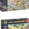 Jumbo Jan Van Haasteren Puzzelbundel - 2 Stuks - De Sluizen 1000 Stukjes & De Oase 1500 Stukjes -Puzzels Verkoop 455x840