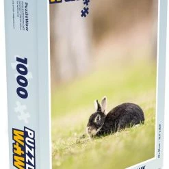PuzzleWow Puzzel Konijn - Gras - Oostenrijk - Legpuzzel - Puzzel 1000 Stukjes Volwassenen - Sinterklaas Cadeautjes - Sinterklaas Voor Grote Kinderen