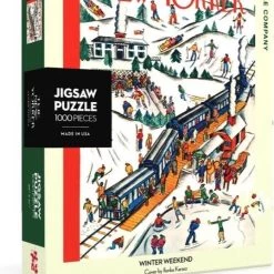 The New York Puzzle Company Winter Weekend - NYPC New Yorker Collectie Puzzel 1000 Stukjes
