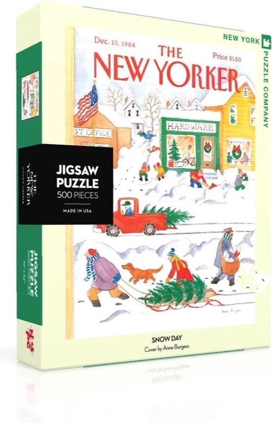 The New York Puzzle Company Snow Day - NYPC New Yorker Collectie Puzzel 500 Stukjes 3 The New York Puzzle Company Snow Day - NYPC New Yorker Collectie Puzzel 500 Stukjes