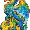 UNIDRAGON Houten Puzzel Dier - Beschermende Draak - 330 Stukjes - King Size 27x44 Cm -Puzzels Verkoop 543x840 1