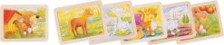 Goki Houten Puzzels Dieren, Set Van 6 -Puzzels Verkoop 550x112