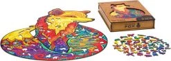 UNIDRAGON Houten Puzzel Dier - Verleidelijke Vos - 700 Stukjes - Royal Size 45x59 Cm -Puzzels Verkoop 550x197
