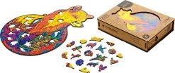 UNIDRAGON Houten Puzzel Dier - Verleidelijke Vos - 195 Stukjes - Medium 25x33 Cm -Puzzels Verkoop 550x232