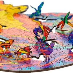 UNIDRAGON Houten Puzzel Dier - Verleidelijke Vos - 195 Stukjes - Medium 25x33 Cm -Puzzels Verkoop 550x250