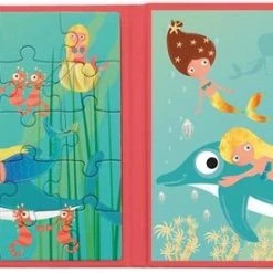 Scratch Magnetische Puzzel Zeemeermin 18 Cm Karton Groen 40-delig -Puzzels Verkoop 550x276 1