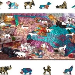 Wooden City Puzzel: NAUGHTY PUPPIES 505/50, In Hout, 8+ -Puzzels Verkoop 550x295 1