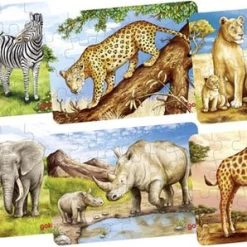 Goki Mini-puzzel Afrikaanse Dieren