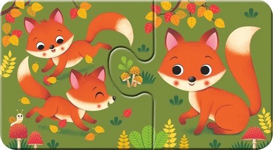 Ravensburger Dieren En Hun Kleintjes - My First Puzzles - 9x2 Stukjes - Kinderpuzzel 5 Ravensburger Dieren En Hun Kleintjes - My First Puzzles - 9x2 Stukjes - Kinderpuzzel - Afbeelding 3