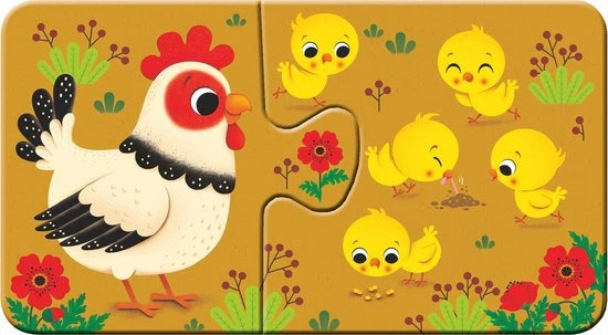 Ravensburger Dieren En Hun Kleintjes - My First Puzzles - 9x2 Stukjes - Kinderpuzzel 10 Ravensburger Dieren En Hun Kleintjes - My First Puzzles - 9x2 Stukjes - Kinderpuzzel - Afbeelding 8