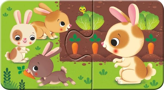 Ravensburger Dieren En Hun Kleintjes - My First Puzzles - 9x2 Stukjes - Kinderpuzzel 15 Ravensburger Dieren En Hun Kleintjes - My First Puzzles - 9x2 Stukjes - Kinderpuzzel - Afbeelding 13