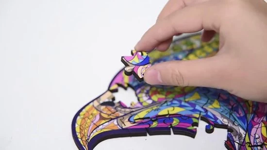 Industor® - Houten Beer Jigsaw Puzzle A3 - Dierenfiguur Puzzels - Houten Wolf Dieren Puzzel - Educatieve Puzzel In Verschillende Kleuren - Ontspanning & Relaxen - Volwassenen En Kinderen - Unieke Vorm En Creatief 4 Industor® - Houten Beer Jigsaw Puzzle A3 - Dierenfiguur Puzzels - Houten Wolf Dieren Puzzel - Educatieve Puzzel In Verschillende Kleuren - Ontspanning & Relaxen - Volwassenen En Kinderen - Unieke Vorm En Creatief - Afbeelding 2