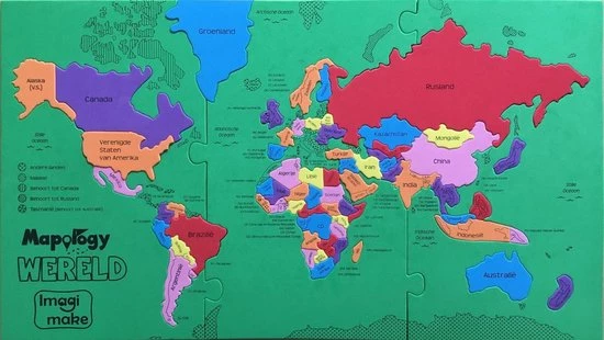 Imagimake Wereld's Grootste Landen (NL) Foam Puzzle 8 Imagimake Wereld's Grootste Landen (NL) Foam Puzzle - Afbeelding 6