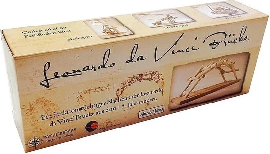 Funtrading Leonardo Da Vinci 3D Puzzel | De Brug | Duurzaam En Educatief Bouwpakket 4 Funtrading Leonardo Da Vinci 3D Puzzel | De Brug | Duurzaam En Educatief Bouwpakket - Afbeelding 2