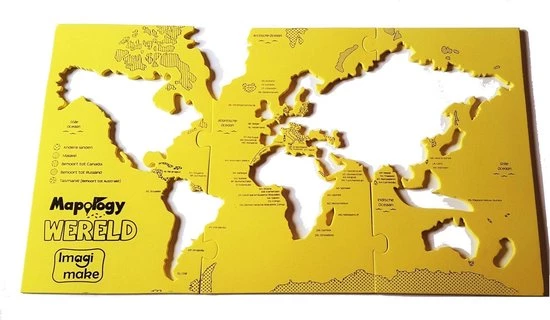 Imagimake Wereld's Grootste Landen (NL) Foam Puzzle 4 Imagimake Wereld's Grootste Landen (NL) Foam Puzzle - Afbeelding 2