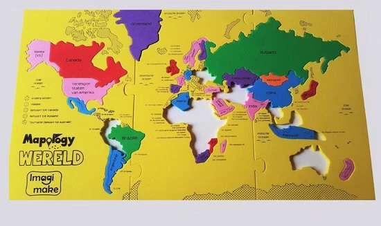 Imagimake Wereld's Grootste Landen (NL) Foam Puzzle 12 Imagimake Wereld's Grootste Landen (NL) Foam Puzzle - Afbeelding 10