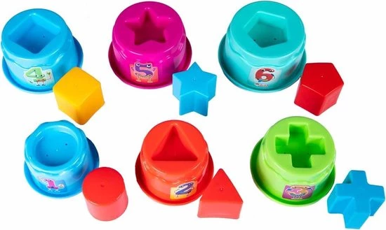 Dede- Baby Puzzel-Vrolijke Torens-12+ Maanden-12 Stuks- STEM-Non Toxic 7 Dede- Baby Puzzel-Vrolijke Torens-12+ Maanden-12 Stuks- STEM-Non Toxic - Afbeelding 5