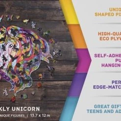 Wood Trick Sprankelende Eenhoorn - Houten Vormpuzzel -Puzzels Verkoop 550x340 2