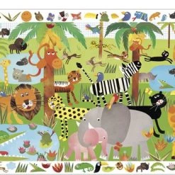 Djeco Drukte In De Jungle - 35 Stukjes -Puzzels Verkoop 550x350