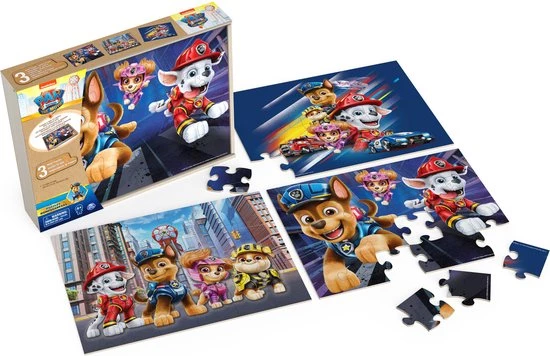 Nickelodeon Legpuzzel Paw Patrol Hout 3 Puzzels 72 Stukjes 8 Nickelodeon Legpuzzel Paw Patrol Hout 3 Puzzels 72 Stukjes - Afbeelding 6
