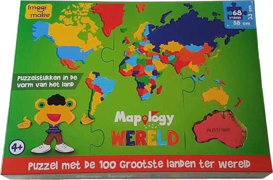 Imagimake Wereld's Grootste Landen (NL) Foam Puzzle 5 Imagimake Wereld's Grootste Landen (NL) Foam Puzzle - Afbeelding 3