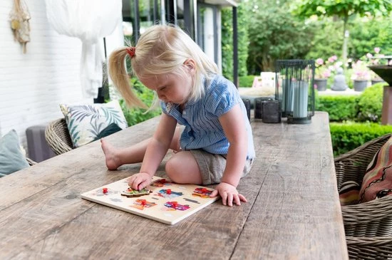 Engelhart Vormenpuzzel Foodtruck Junior 22,5 X 30 Cm Hout 9-delig 5 Engelhart Vormenpuzzel Foodtruck Junior 22,5 X 30 Cm Hout 9-delig - Afbeelding 3