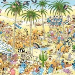 Jumbo Jan Van Haasteren Puzzelbundel - 2 Stuks - De Sluizen 1000 Stukjes & De Oase 1500 Stukjes -Puzzels Verkoop 550x366 37