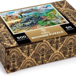 Wooden City Puzzle: RAILWAY 505/50, En Bois, 8+