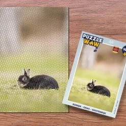 PuzzleWow Puzzel Konijn - Gras - Oostenrijk - Legpuzzel - Puzzel 1000 Stukjes Volwassenen - Sinterklaas Cadeautjes - Sinterklaas Voor Grote Kinderen -Puzzels Verkoop 550x366 58