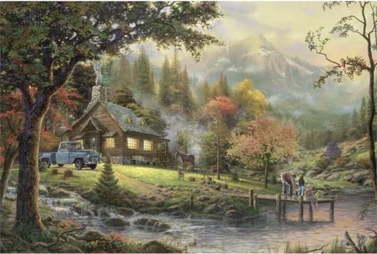 Schmidt Puzzel - Idylle Aan De Rivier 4 Schmidt Puzzel - Idylle Aan De Rivier - Afbeelding 2