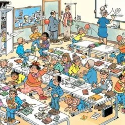 Jan Van Haasteren Junior Het Klaslokaal Puzzel - 360 Stukjes - Kinderpuzzel -Puzzels Verkoop 550x379 7
