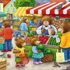 Ravensburger Puzzel Market And Supermarket Scene - 2x12 Stukjes - Kinderpuzzel -Puzzels Verkoop 550x380 13