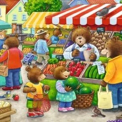 Ravensburger Puzzel Market And Supermarket Scene - 2x12 Stukjes - Kinderpuzzel -Puzzels Verkoop 550x380 14