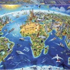 Puzzel 1000 Stukjes - Miniatuur Wereldsymbolen (1000) - Educa