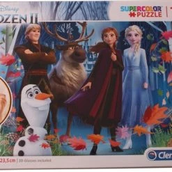 Clementoni Legpuzzel Supercolor Frozen Ii 3d-vision 104 Stukjes
