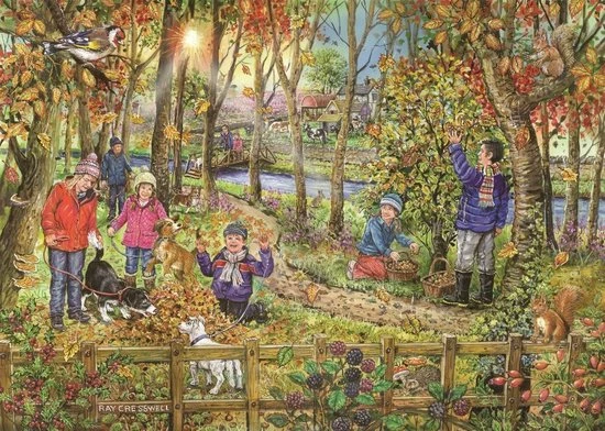 House Of Puzzles Autumn Leaves Puzzel 250 XL Stukjes 4 House Of Puzzles Autumn Leaves Puzzel 250 XL Stukjes - Afbeelding 2