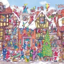 Legupzzel - 1000 Stukjes 76 Santa's - Gibsons Puzzel