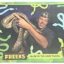 Merkloos Freek Vonk Glow In The Dark Puzzel - Groen / Multicolor - Karton - 100 Stukjes - Puzzel - Speelgoed - Cadeau