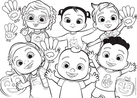 Just Games COCOMELON Vloerpuzzel - 123, Reken Op Mij - 60 Stukjes . Puzzel En Kleurplaat . Formaat 70×50 6 Just Games COCOMELON Vloerpuzzel - 123, Reken Op Mij - 60 Stukjes . Puzzel En Kleurplaat . Formaat 70×50 - Afbeelding 4