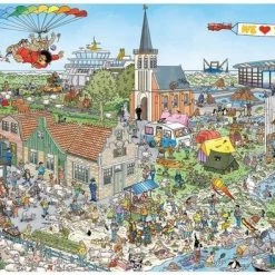 Jumbo Jan Van Haasteren - 3 Stuks - De Bibliotheek 1000 Stukjes & De Kunstmarkt 1000 Stukjes & Rondje Texel 1000 Stukjes -Puzzels Verkoop 550x394 5