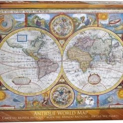 Eurographics Puzzel Antique World Map - 1000 Stukjes -Puzzels Verkoop 550x397 16