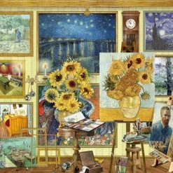 King Legpuzzel Vincent Van Gogh 1000 Stukjes -Puzzels Verkoop 550x397 19