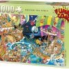 King Funny Comic Puzzel - Boston Tea Party - 1000 Stukjes Legpuzzel (68 X 49 Cm) -Puzzels Verkoop 550x397 23