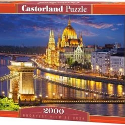 Castorland Budapest View At Dusk Legpuzzel - 2000 Stukjes