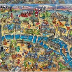 Educa - Paris City Maps 500 Teile Puzzle