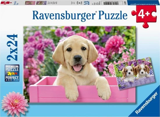 Ravensburger Puzzel Dierenfoto´s - 2x24 Stukjes - Kinderpuzzel 3 Ravensburger Puzzel Dierenfoto´s - 2x24 Stukjes - Kinderpuzzel