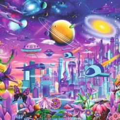 Ravensburger Puzzel Kosmische Stad - Legpuzzel - 200XXL Stukjes -Puzzels Verkoop 550x403 18